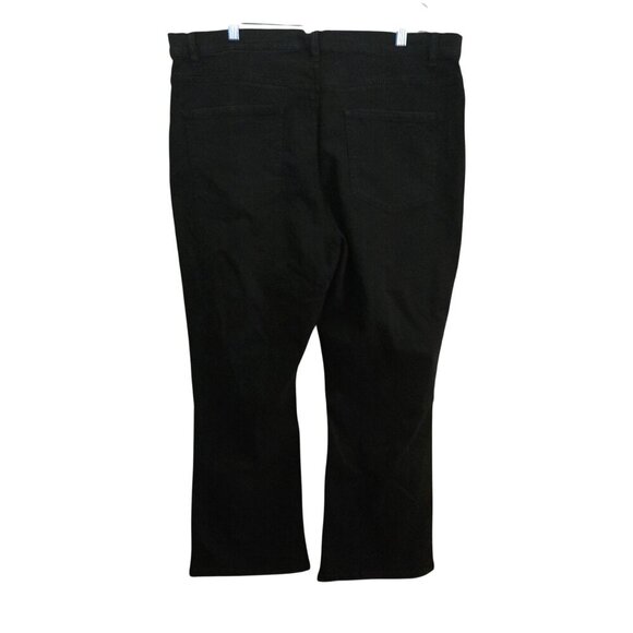 DG2 Diane Gilman Black Infinity Stretch Tri-fit Black Boot Cut Jeans Size 18W - Picture 3 of 7